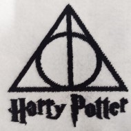 Matriz de Bordado Relíquia da Morte  Harry Potter 